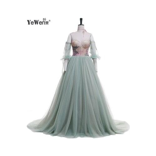 100% real photo light bean green/black victorian princess medieval dress Renaissance cosplay Victoria Antoinette/Belle Ball