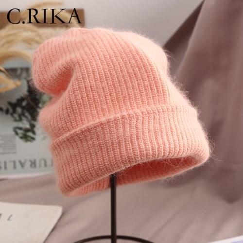 Korea Ins Winter Hat Curled Woolen Beanies for Women Girl Japanese Outdoor Fashion Cute Rabbit Fur Warm Knitted Hat Bonnets