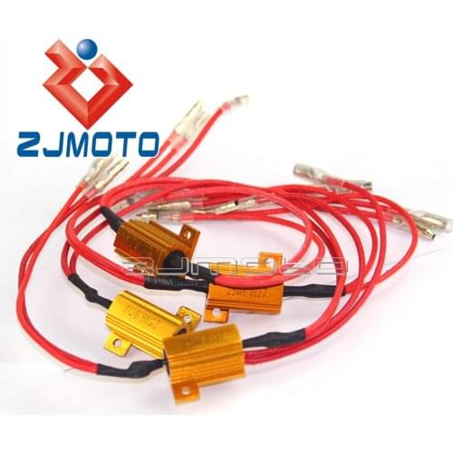 1 Set Universal Motorcycle Accessories LED Turn Signal Lights Resistors 25 W 6.8 Ohms Turn Signals Indicator Lights Controller