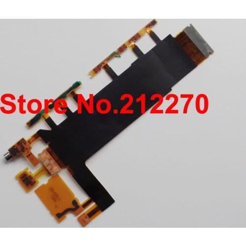 YUYOND New Power Flex Cable With Volume & Mic Buttons For Sony Xperia Z3 D6653 D6603 D6616