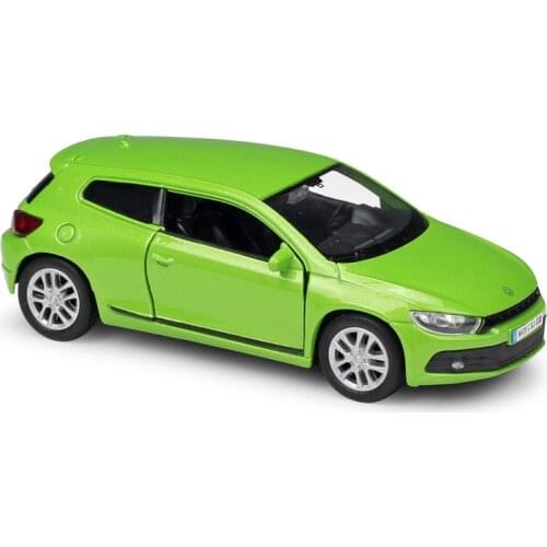 1:36 Diecast Models VW Scirocco Green Model Toys model cars Alloy Car Diecast Metal Pull Back Car Toy For Gift Collection