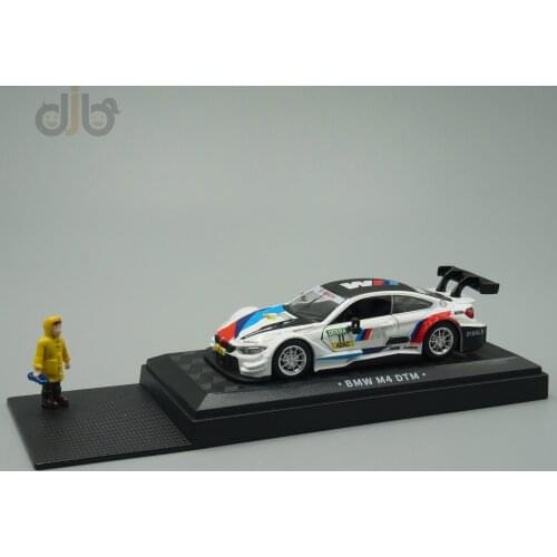 1:43 Diecast Supercar Model Toy M4 DTM Pull Back Car With A Small Figure
