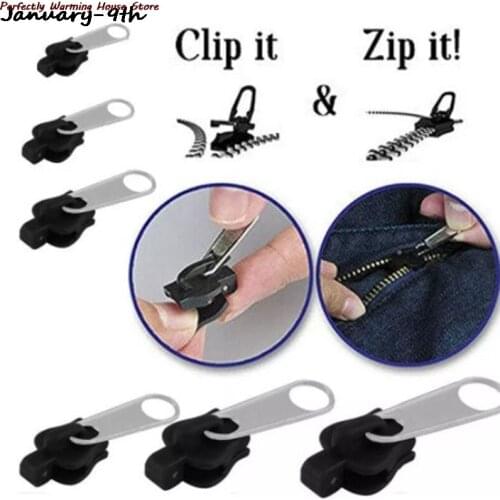 12 Stks/set Instant Zipper Universal Instant Fix Rits Reparatie Kit Vervanging Zip Slider Tanden Rescue Nieuwe Ontwerp Naaien