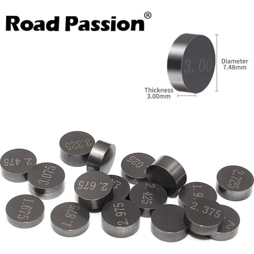 Road Passion 46pcs Motorcycle 7.48mm 7.48 mm Diameter Valve Shims For Honda CBR1100XX CBR1100RR CB900F CB600F CB400F CBR600F