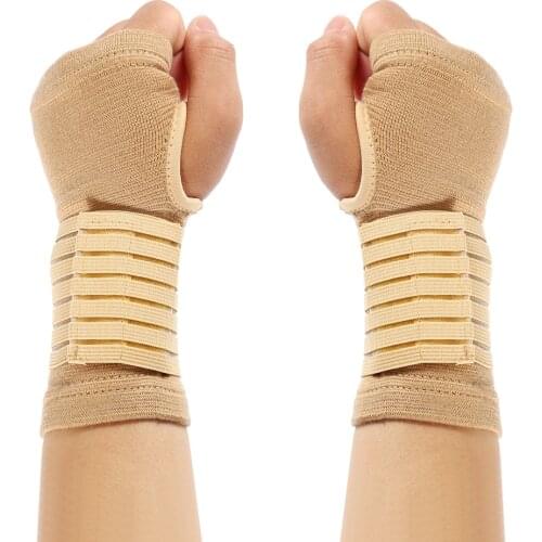 2pcs/1 Pair Elasticity Wrist Bandage Support Sportswear Arthritis Band Belt Outdoor Carpal Tunnel Hand Brace Accessories