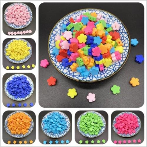 30pcs/Lot 10mm Clay Spacer Beads Flower Shape Beads Polymer Clay Beads For Jewelry Making DIY Handmade Accessories