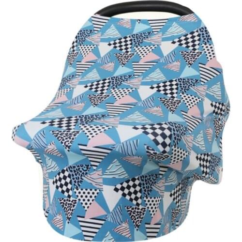 Nursing Cover Stroller Breastfeeding Cover Breathable Stretchy Carseat Canopy Q1FE