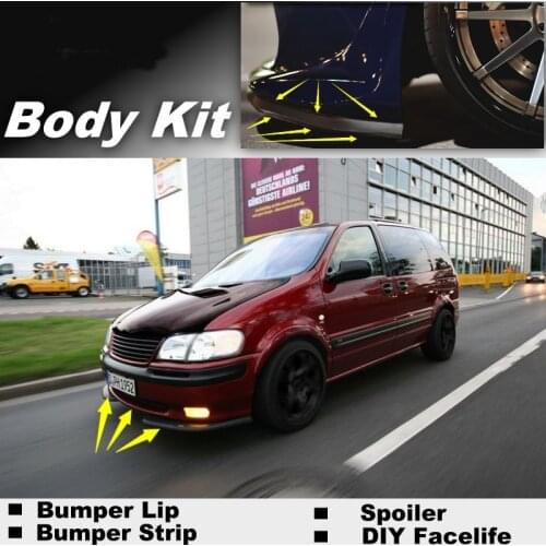 Bumper Lip Deflector Lips For Opel Sintra For Vauxhall Sintra Front Spoiler Skirt For Friends Tuning / Body Kit Strip