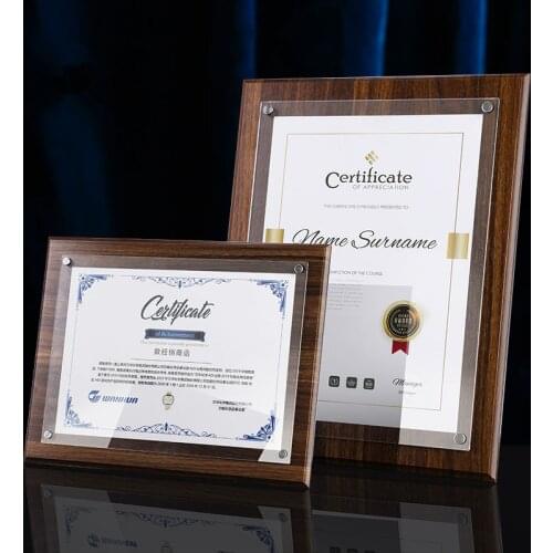 A5 High Quality Wood Table Card Sign Holder Stand Photo Picture Poster Certificate Display Frame