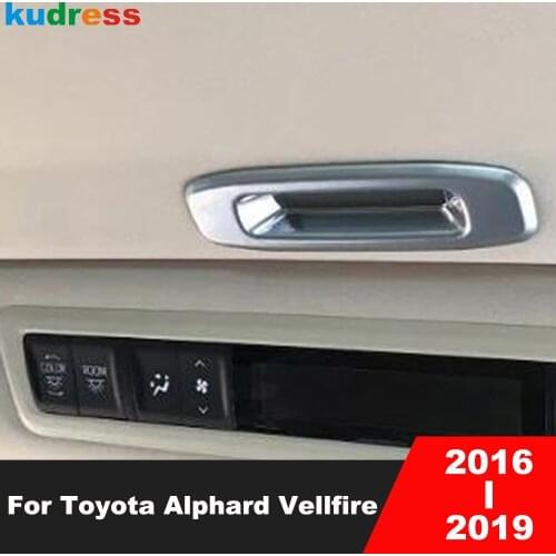 For Toyota Alphard Vellfire 2016 2017 2018 2019 Interior Accessories Rear Dome Car Roof Skylights SunRoof Map Switch Cover Trim