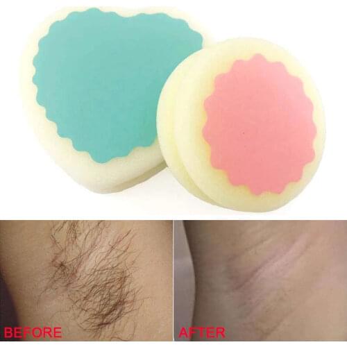 1pcs Soft Painless Hair Removal Sponge Hair Depilation Sponge Effective Body Leg Hand Hair Remove Pad Skin Care Beauty Tools