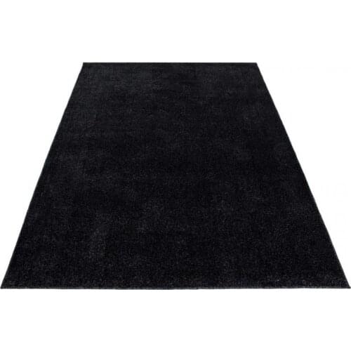 CARPET ANTHRACITE CHIC MODERN EASY TO CLEAN Modern Patterned Carpet low pleat solid color Anthracite