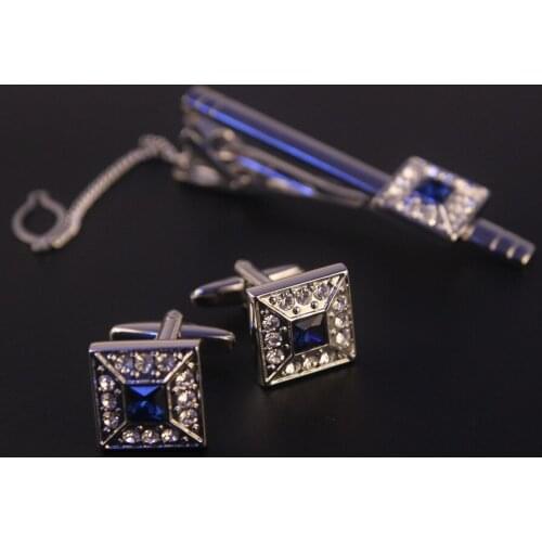 New Fashion classic Tie Clip Cufflinks Set Top Quality Tie Pin Cuff Links Set Wholesale Christmas gift 5pcs/lot