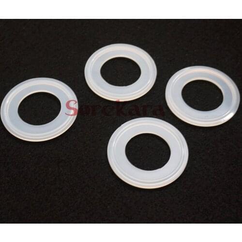 Fit 38mm Pipe O/D Sanitary Fit 1.5" Tri Clamp Silicone Sealing Strip Gasket Ring Washer For Homebrew Outer Diameter 50.5mm