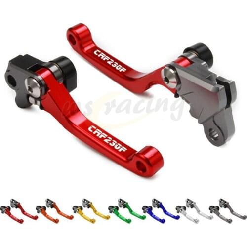 CNC Motorcycle Billet Foldable Pivot Clutch Brake Lever For HONDA CRF150F CRF230F 2003-2017 CRF250F 2019-2020 CRF F Dirt Bike