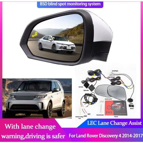 Blind Spot Detection System For Land Rover Discovery 4 2014-2017 Rearview Mirror BSM BSD Monitor Assist Parking Radar Warning