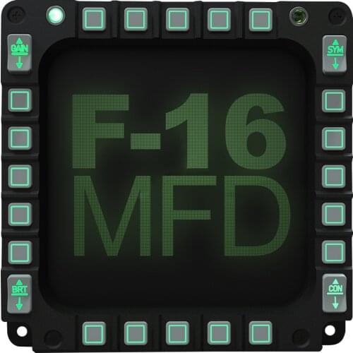 Special for DCS or falcon BMS, such as F16 cockpit flight simulator MFD, etc