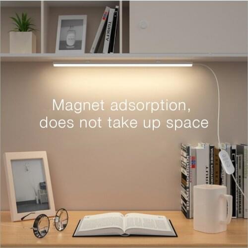 Led Table Lamp USB Eye Protection Learning Book Light Three-speed Stepless Dimming Dormitory Desk Lamp Cabinet Light Night Light