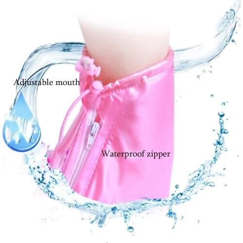 Waterproof Protector Shoes Boot Cover Unisex Zipper Rain Shoe Covers Anti-Slip Rain Shoes Cases Water Shoe Covers For Rain