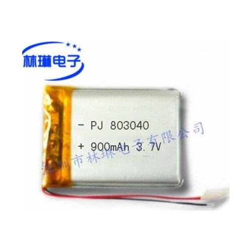 083040P 803040P 900MAH with protective board 3.7V lithium polymer battery luminous shoe battery Rechargeable Li-ion Cell