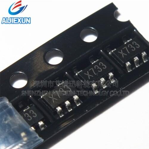 100PCS SGM2007-3.3XN5 X733 SOT-23-5 SGM2007 low Power, Low Dropout, 300mA, RF - Linear Regulators in stock New and original