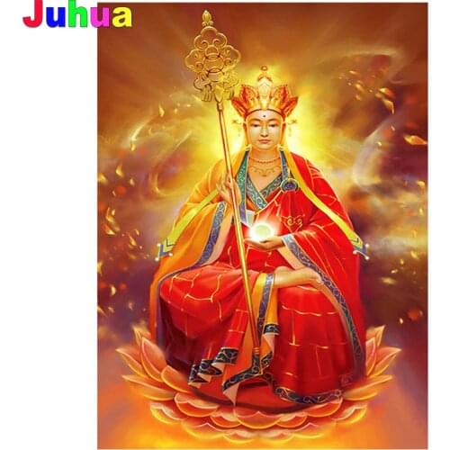 Full Drill 5D DIY Diamond Embroidery"Buddha Statue"Painting Religion Cross Stitch Square Round Mosaic Diamond Painting Poster