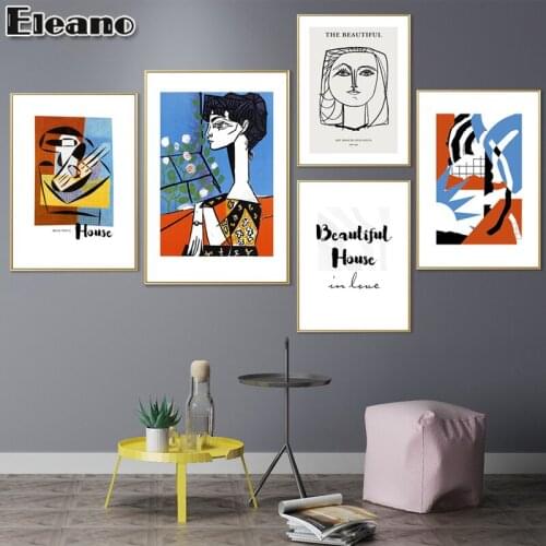 Abstract Modern Prints Wall Art Canvas Paintings POP Poster Pictures Gift for Living Room Home Decor Girl Bedroom Decoration