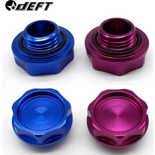 DEFT Power Performance Oil Cap Aluminum Radiator Oil Fuel Filter Racing Engine Tank Cap Cover For HONDA Civic
