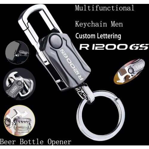 Motorcycle Key Keychain Metal Multifunction Keyring for BMW R 1200 GS R1200 GS R1200GS R 1200GS GS LC ADV Adventure Accessories
