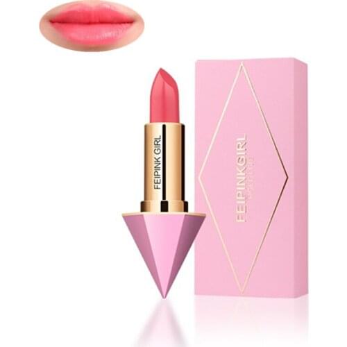 Brand High Quality Moisturizer Nutritious Makeup Lipstick, Long-lasting Waterproof Lip Color 6 Colors options cosmetics Lips
