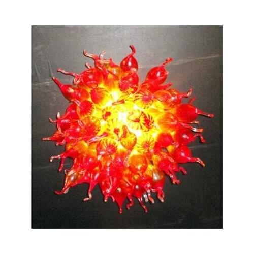 Wedding Bedroom Furniture Bubble Lights Red Glass Chandelier