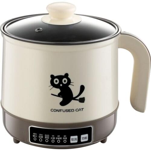 Pot dormitory student electric skillet electric pot household small multi-function electric cooker cooking noodle room electric