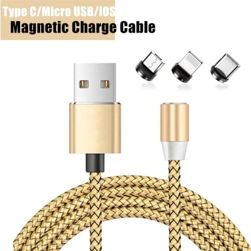 Magnetic USB Fast Charger Cable For iPhone 11 Pro Samsung A21s A70 A51 A71 A31 Android Cord For Realme 6s X50 Pro X3 Narzo 10A 6