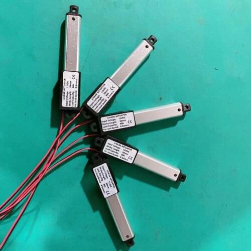 12V 30/50mm Micro Linear Actuator motor Durable and Compact Stroke for Remote Controls Robotics Home Automation