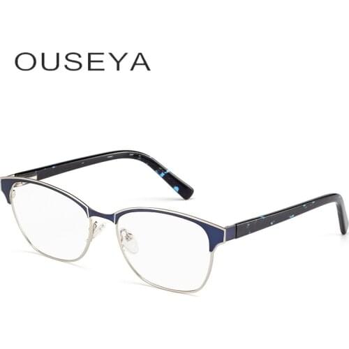 Alloy Mens Glasses Business Simple Vintage Decorative Clear Transparent Optical Spectacle Frames #ML0038