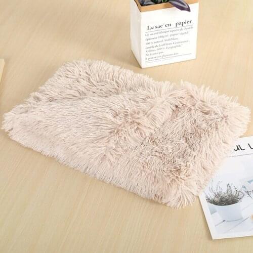 Extra Soft Warm Fluffy Plush Dog Blanket Pet Sleeping Mat Cushion Mattress Pet Throw Blankets for Small Medium Large Dogs Cats