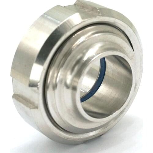 25mm SS304 Stainless Steel Sanitary SMS Weld On Socket Union Set Pipe Fitting For Food Industries