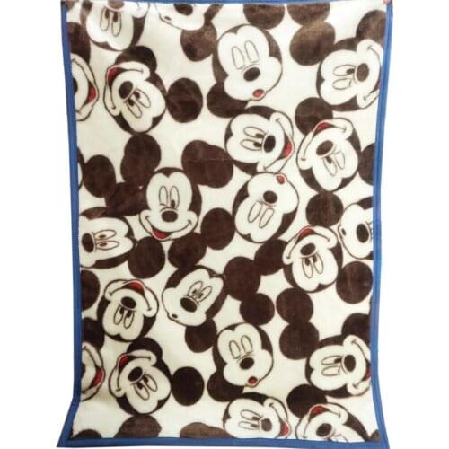 Disney Mickey Minnie Baby Cover Thin Quilt Cartoon Donald Duck Knee Blanket Stroller Blanket Throw Bed Car Sofa Comfortable Soft