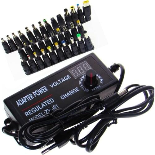 AC DC Universal Charger 3V 9V 12V 24V Led Adjustable Power Adapter Supply 1A 2A 3A 5A 10A Display Screen Transformer 220V To 12V