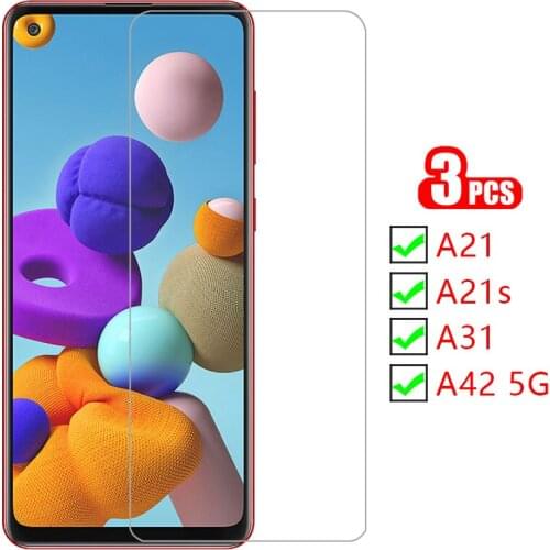 Protective tempered glass for samsung a21s a21 a31 a42 5g screen protector on samsun galaxy a 21s 21 s 31 42 21a 31a 42a film 9h