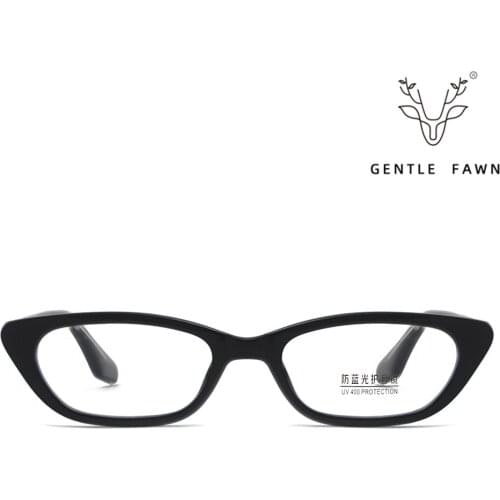 K9075 womens acetate eyewear blue light blocking lens high degree glasses for the myopia computer office eyeglasses