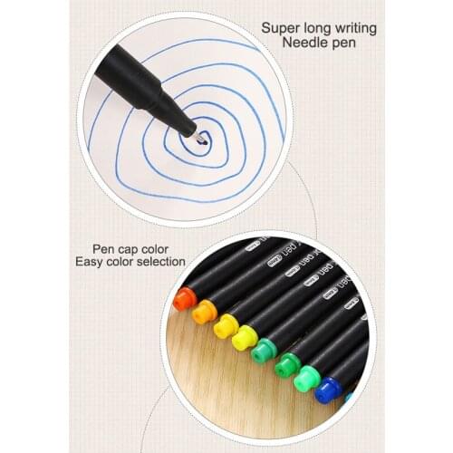 Colored Pens Fine Point Markers Fine Tip Drawing Pens Porous Fineliner Pen for Office School can CSV