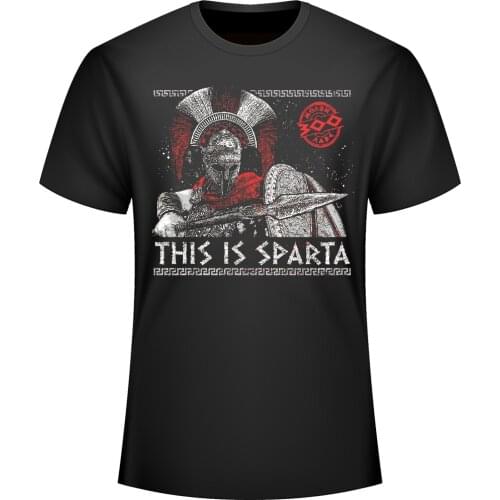 This Is Sparta. Molon Labe. Fashion Design Spartan Warrior T-Shirt. Summer Cotton Short Sleeve O-Neck Mens T Shirt New S-3XL