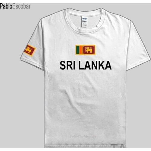 Sri Lanka Lankan men t shirts fashion jersey nation team 100% cotton t-shirt sporting clothing tees country flag LKA Ceylon