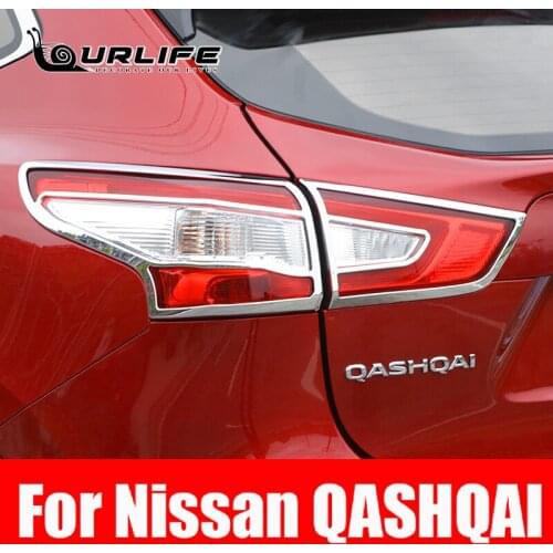 CHROME FRONT REAR HEADLIGHT TAIL LIGHT LAMP COVER TRIM FRAME RIM BEZEL MOLDING ACCESSORIES FIT FOR NISSAN QASHQAI J11 2015-2021