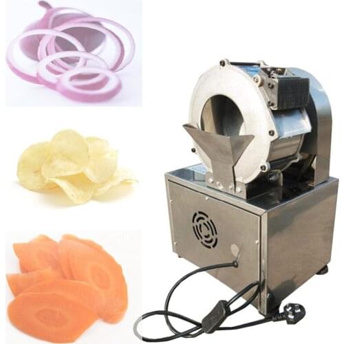 Commercial electric vegetable and fruit slicer stainless steel vegetable cutter shredder