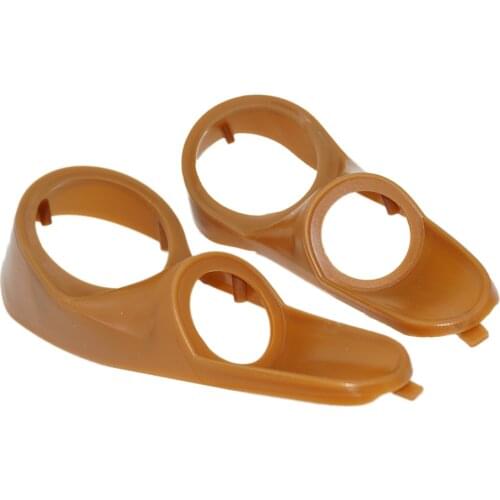 Pair 3 Way Loudspeaker Module Coaxial Car Speakers Gasket Brown Plastic