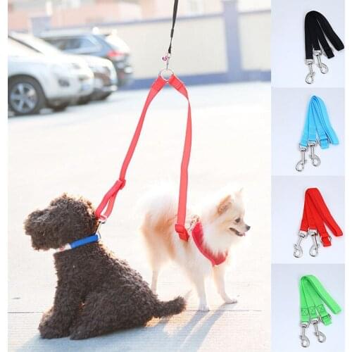 Dog Lead Coupler Double Dog Reflective For 2 Dogs Nylon Training Lead