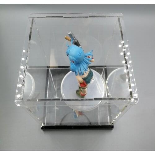 L20XW20XH25CM High transparent acrylic display box Garage Kit Clay Model Cover Customized toy dustproof box not include the toys