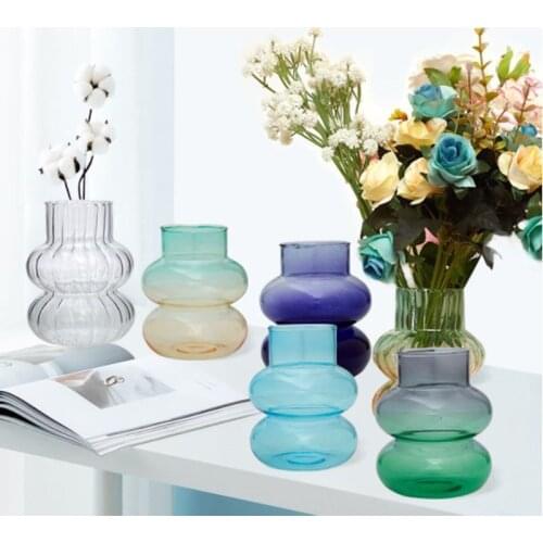 Home Vase Nordic Home Decoration Terrarium Decor Modern Living Room Decoration Flower Pot Hydroponic Art Flower Arrangement